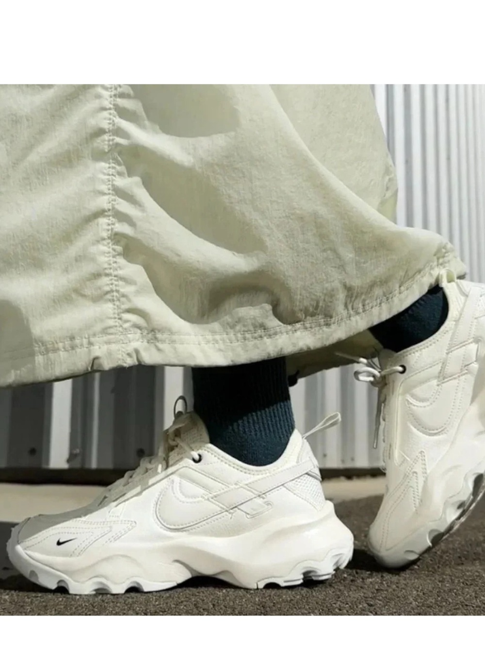 Nike TC 7900 Sail Shoes white leather size 8.5